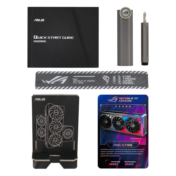Used ASUS ROG Strix GeForce RTX 4060 Ti 8GB GDDR6 Gaming Graphics Card With 4th Generation Tensor Cores Support OverClock
