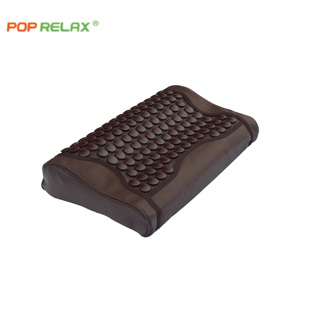 Anion Tourmaline Pillow Ceramic Far Infrared Negative Ion Germanium Heating Massage Cervical Jade Stone Amethyst Pillow