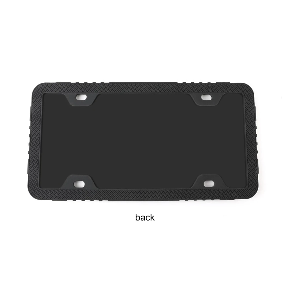Customized New Design Silicone Car License Plate Frame Cover Color Optional details