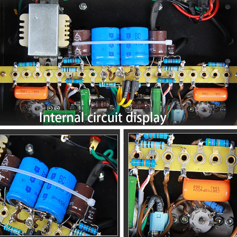 220V 6.5w*2 ホームオーディオ真空管アンプ 2チャネル クラシックAタイプ