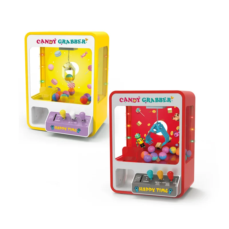 Dropshipping Baby Crazy Mini Doll Machine Stuffed Plush Toys Grabber Game Mini Claw Machine For Kids-777037