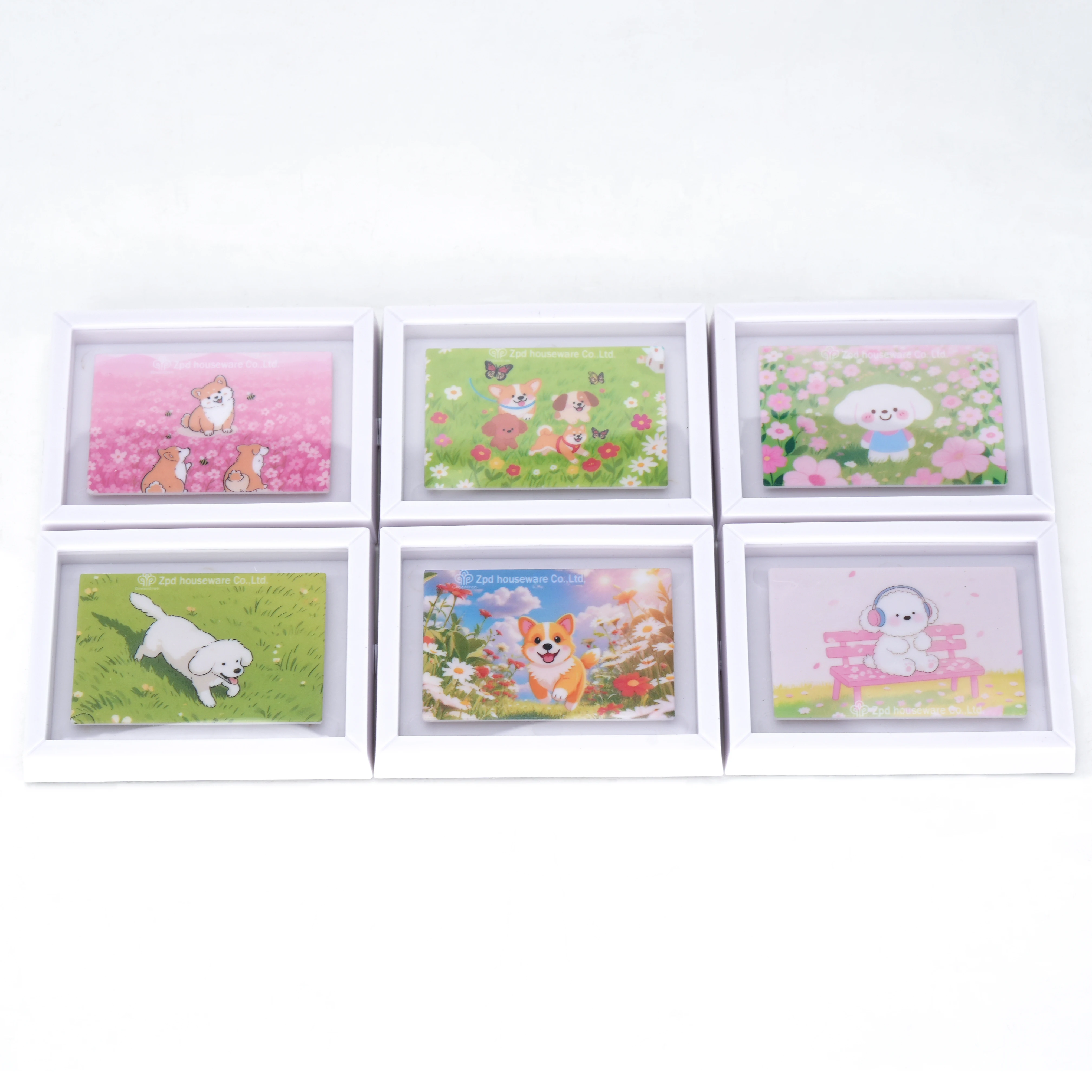 New Cartoon Fridge Magnets Customized Mini Photo Frame Fridge Magnets Stickers Creative Diy Anime Star Home Decoration Stickers