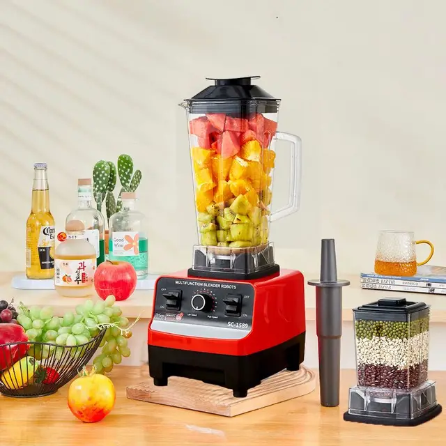 Performance Zhongshan Processor 2.5l National Food Juicer Commercial, Smoothie Cup High Blender/