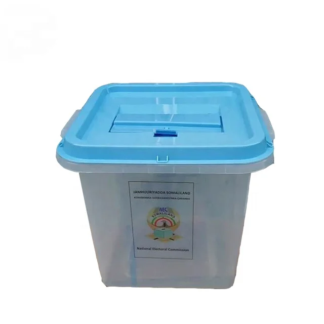 40l transparent plastic ballot box election