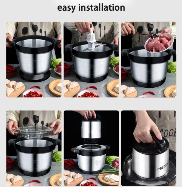 Multifunction 6l Large Capacity Yam Pounder Home Kitchen Food Grinders