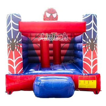 Beautiful fun time indoor bounce Spiderman jumping castle commercial grade inflatable bouncer for sale