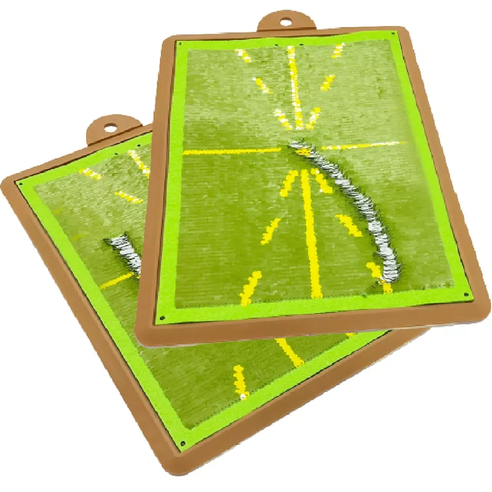 Поворотный коврик для игры в гольф приспособление тренировок мини-гольф фиксированный наземный обнаружения качели