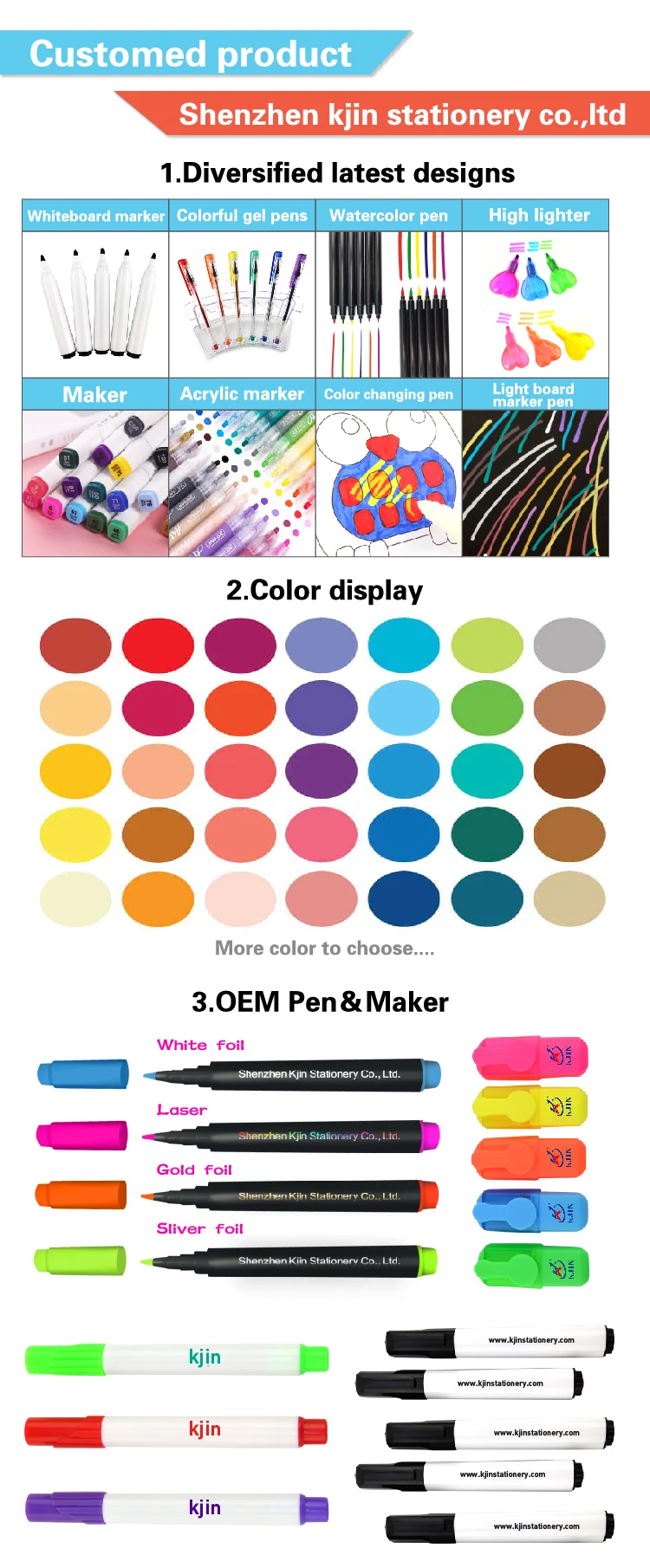 Wholesale Profession Beautiful 24 Colors Watercolor Brush Marker Pen ...