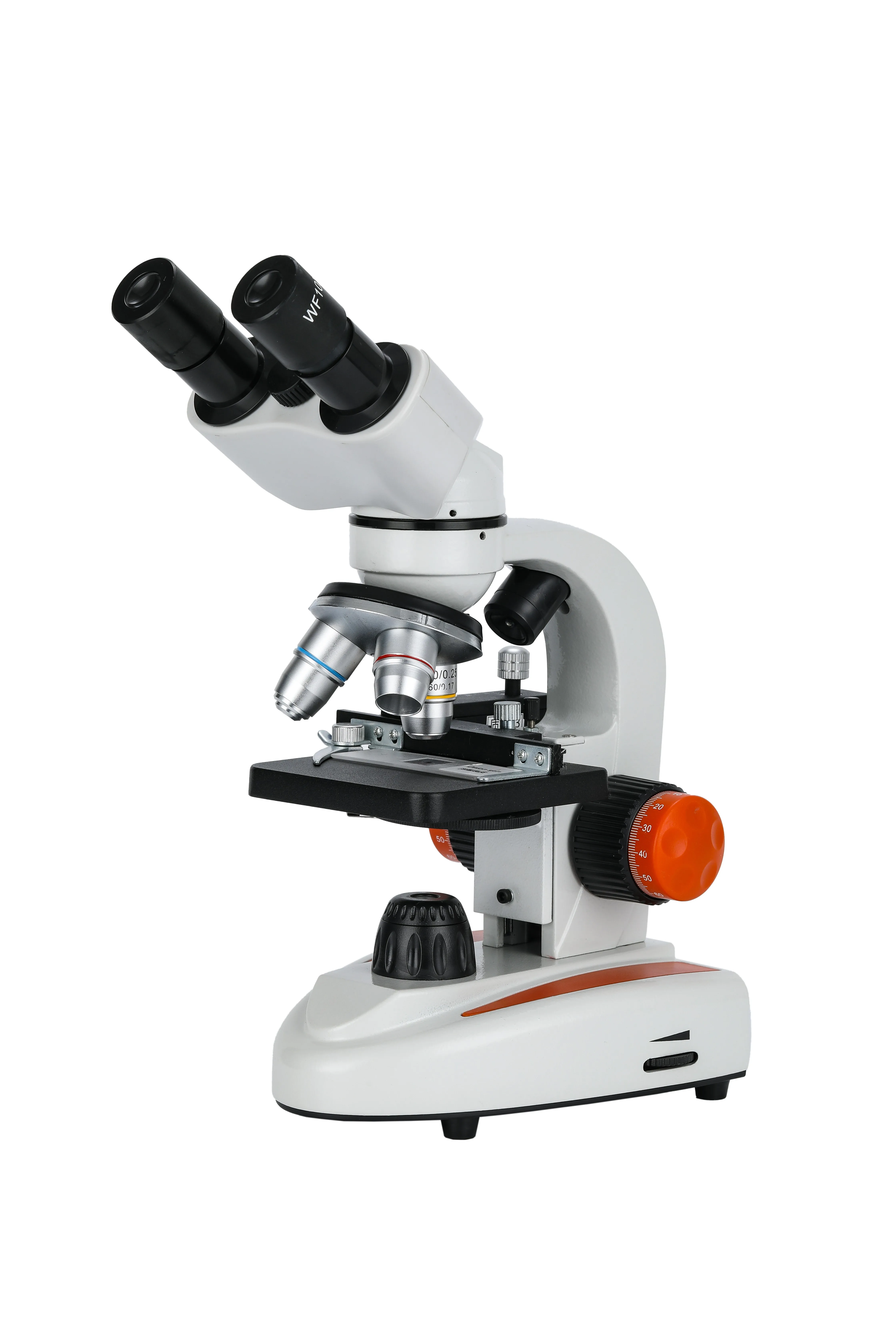 Wf10x Binocular Newest Light Compound Student Biological Microscope