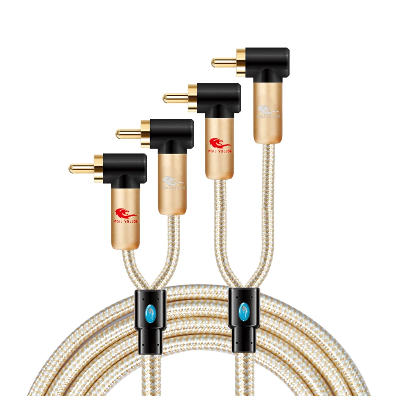 
Новый аудиокабель RCA 2RCA к 2 RCA штекер-штекер позолоченный аудиокабель 1 м 2 м для домашнего кинотеатра DVD ТВ усилитель CD Soundbox 