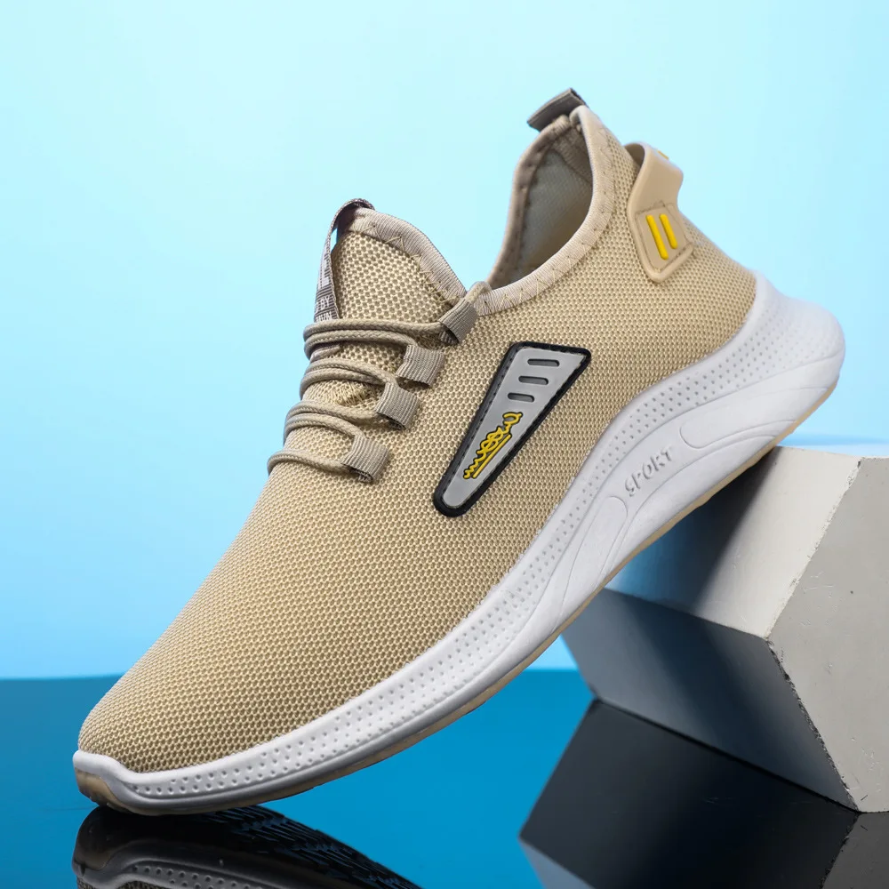 YATAI Men's Shoe Maker Cheapest Men's Fly Knit Breathable Sneakers