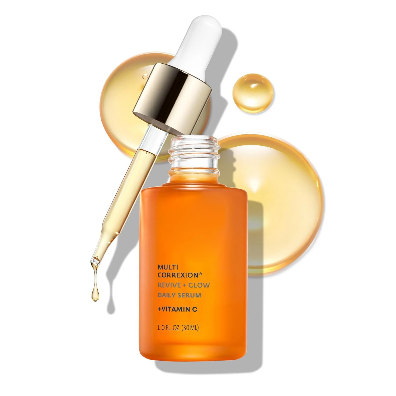 Multi Correxion Revive + Glow 10% Active Vitamin C Serum Daily Face Anti-Aging Wrinkle Treatment Brightening Skin Tone Care
