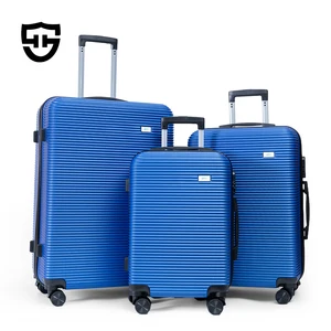 Wholesale Trolley Lightweight Hard ABS Unisex Material Set Shell Suitcase Luxury Travel 4 Wheels Carry Business Luggage