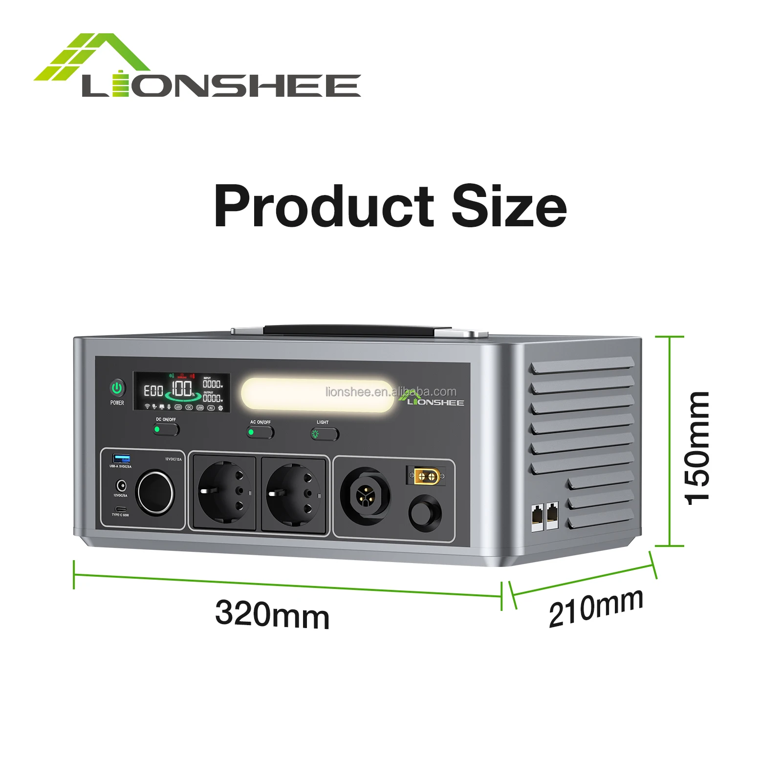 Stackable Power Switcher Stackable Power Station | Individual 2500W Inverter Power Box LiFePo4 ...