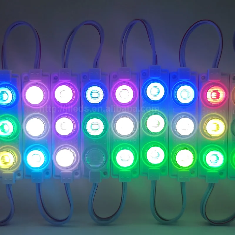 12V 24V 3 Leds Sidelight Led Strobe Light Flasher Module Car Warning ...