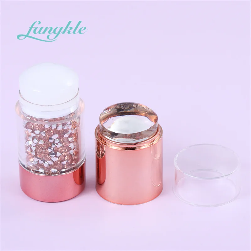 Professional Manicure Nail Art Stamper Diamond Nail Stamper Kit With