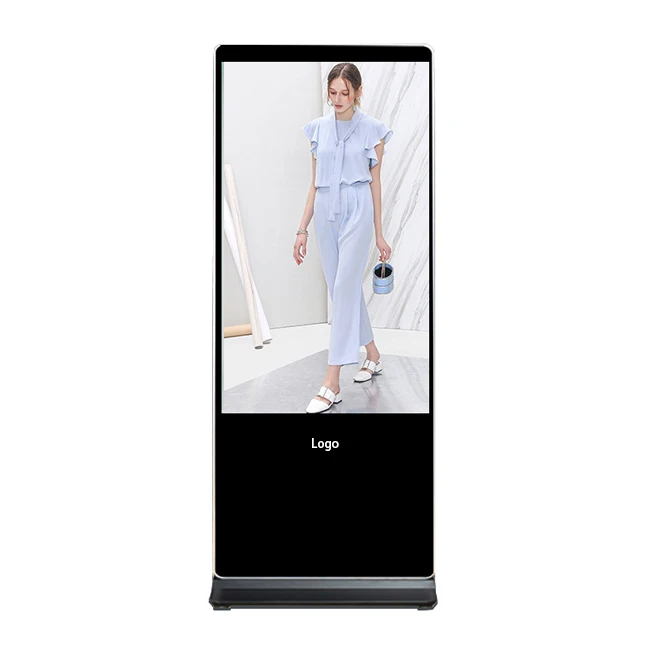 43 Inch Vertical Stand LCD Display - High Brightness Advertising Monitor