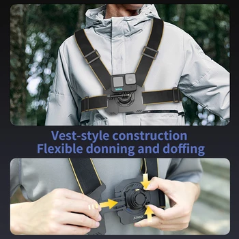 Magnetic Quick-release Chest Camera Strap Mount Mobile Phone Magnetic Quick-release Chest Strap Harness Belt detail image