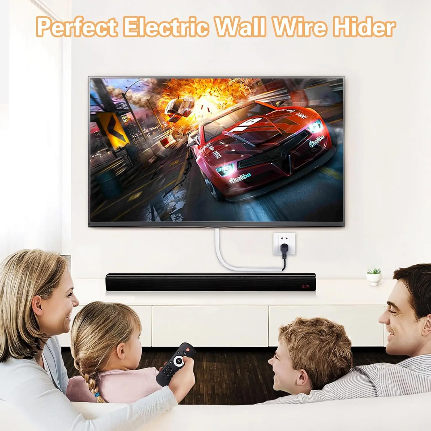 PVC Cable Protector Self-Adhesive Wall Cord Hider Cable Protector Raceway Management Cover Mouldings Yintai Cutting
