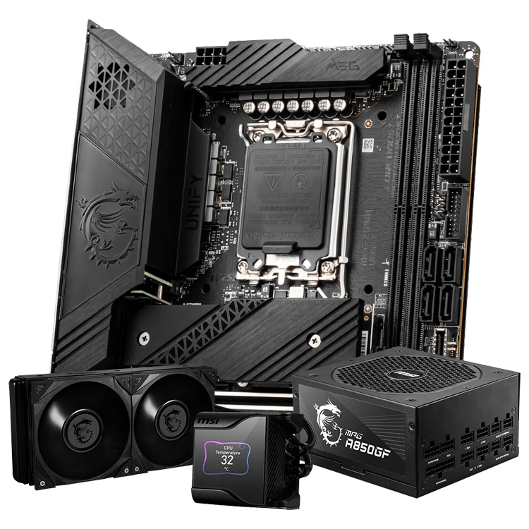 MSI MEG Z690I UNIFY【中古】 MSI MEG Z690I UNIFY DDR5 Mini-ITX中古ゲーミングマザーボード