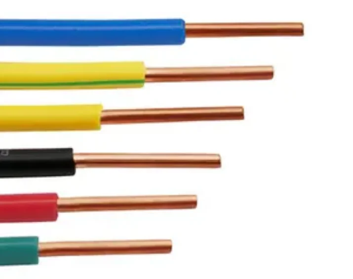 BV/ H07V-U 1.5mm 2.5mm 4mm 6 mm 10 mm noyau de cuivre fil isol&eacute; au chlorure de polyvinyle ventes directes d'usine vente chaude