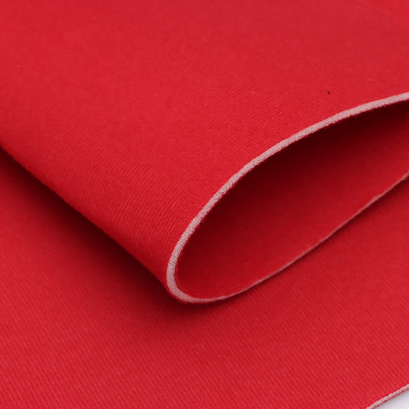 Dostosowana kolorowa welwetowa foliowana tkanina z pianki poliestrowej, odpowiednia do opasek do immobilizacji złamań/sprzętu ochronnego sportowego/na kolana