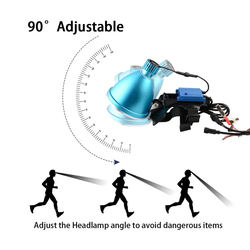 JY-805 наружные фары дальнего действия, перезаряжаемые светодиодные фары для разведения шахт