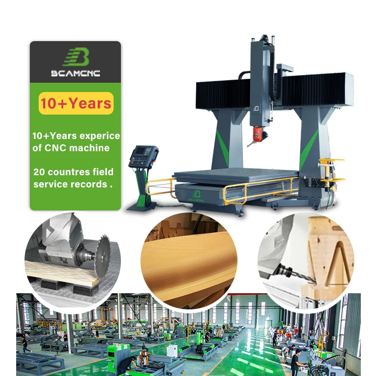 High Precision 1325 BCAMCNC 5 Axis 3d CNC Router Machine for Mold Foam Industry Manufacturing