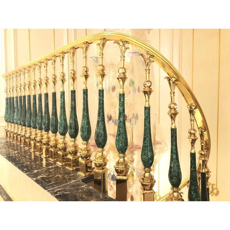 Alibaba.com: Luxury Hand Rail for Stair Indoor with Natural Malachite ...