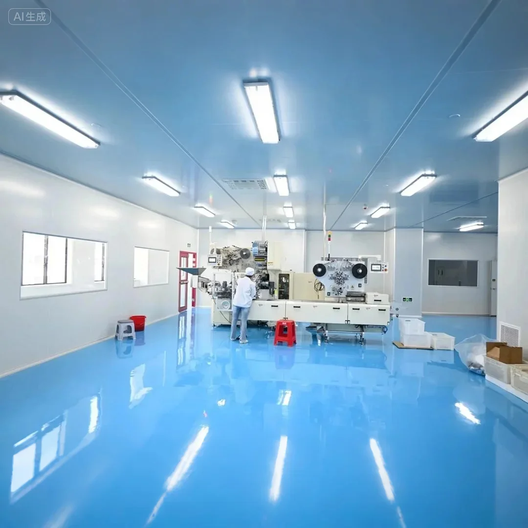 HUAAO Modern Modular Fireproof Eco-Friendly ISO8 Class 10000 Wool Prefabricated Cleanroom for Hospital & Laboratory Workshop