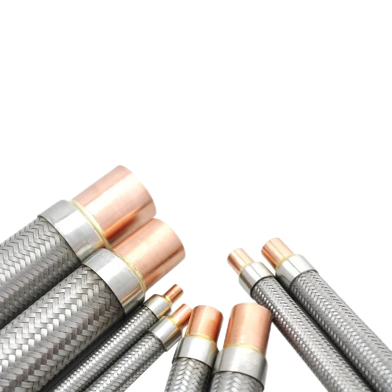 Copper Tube End Refrigeration System Stainless Steel Vibration