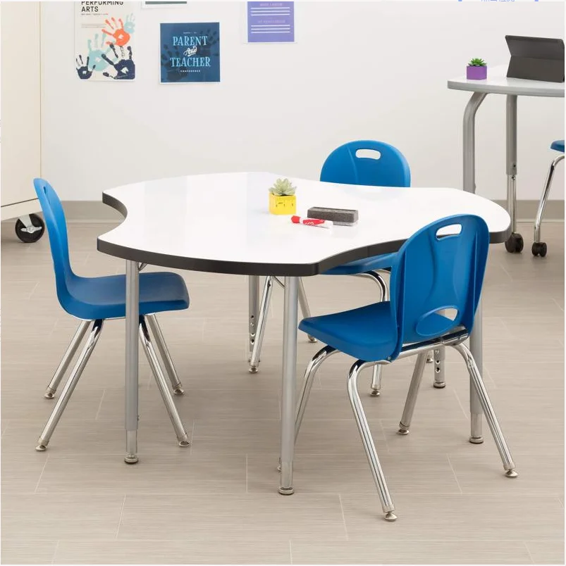 ZOIFUN University Modern Plastic Stackable School Chairs Classroom Furniture Structure Series 16" Seat Height School Chairs