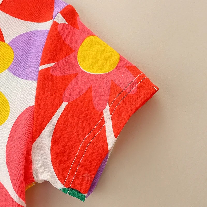 Летняя одежда с коротким рукавом и принтом