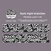 C Branches in the Dark Night - Black