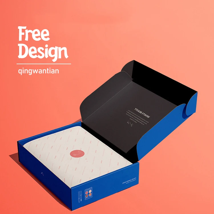 Custom Corrugated Gift Fold Box Oem Factory Eco Friendly Shipping Paper