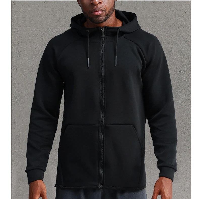 Custom Men Sports Jackets Outdoor Camping Coats Thermal Waterproof Soft Shell Jacket Fitness Zipper Hoodies
