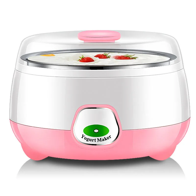 Кухонный йогурт машина 1 л нержавеющая сталь Бытовая мини постоянная температура