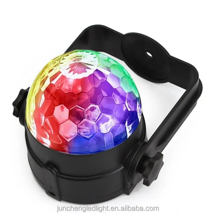 Colorful Rotating Magic Ball Light With Socket Mini Led Disco Stage Lamp Home Room Wedding Birthday Dance Party Bar