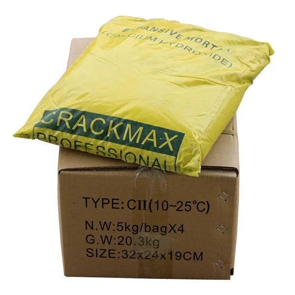 Best Selling Crackmax Non-explosive Rock Melting Chemical for Demolition in Quarry