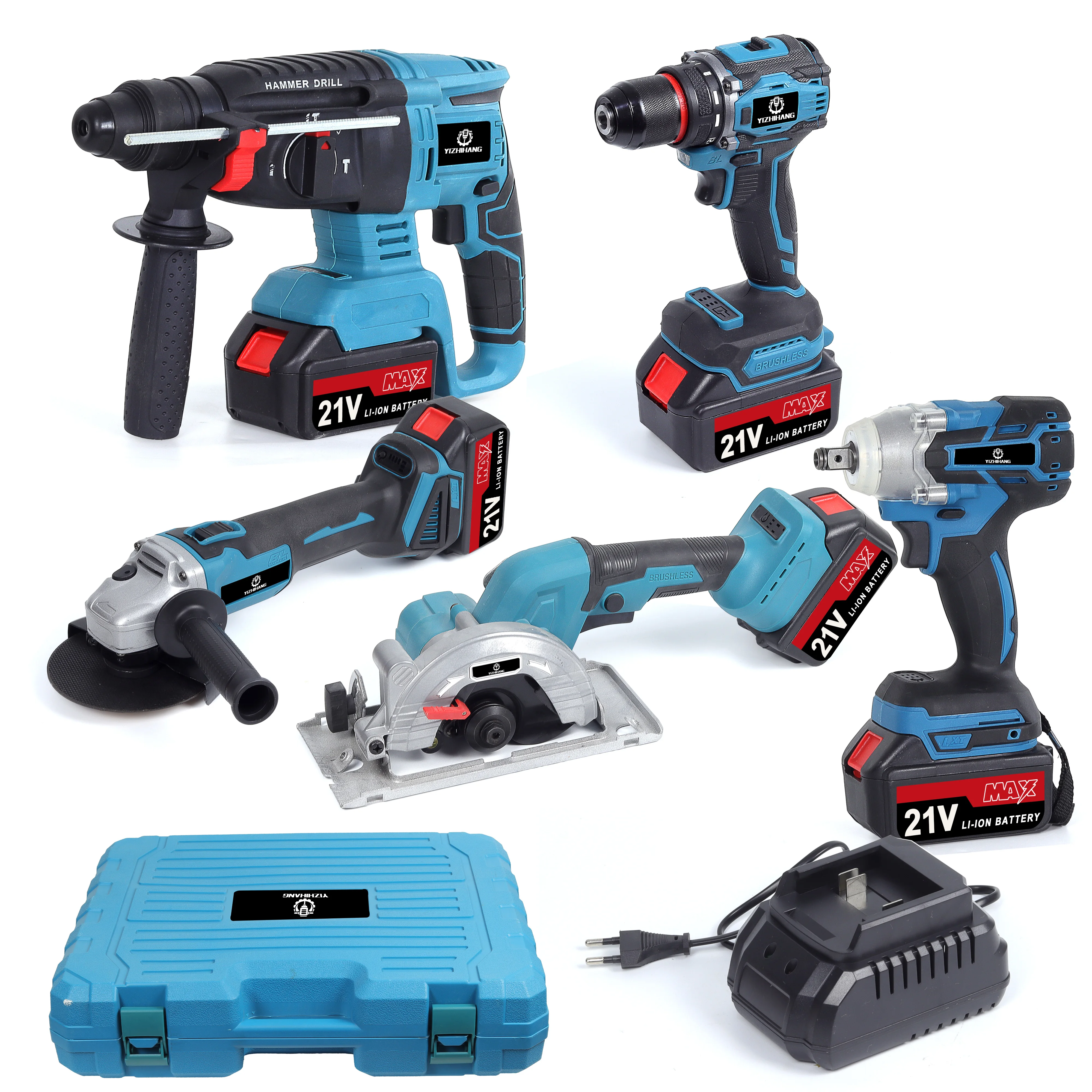 Multi-function Household Toolbox - 5 in 1 Power Tool Kit