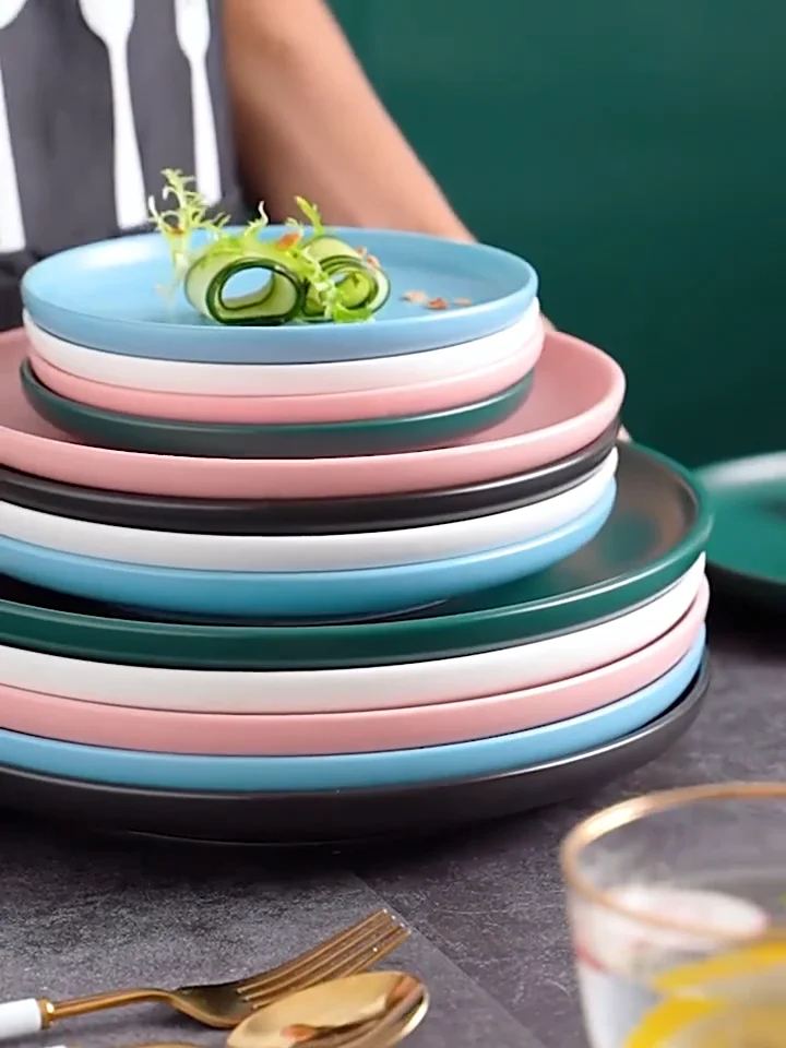 Eka 2023 Porcelain Plate Set Handpainted Plate And Dishe Crockery For