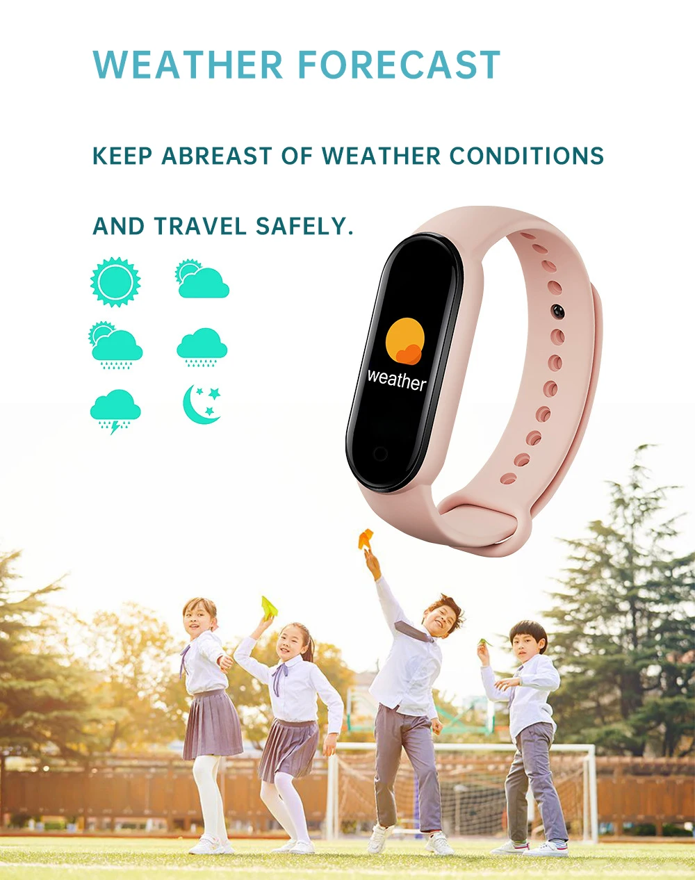 2022 Global Smartwatch M6 Bracelet Inteligente Fitness Band Sport Smart