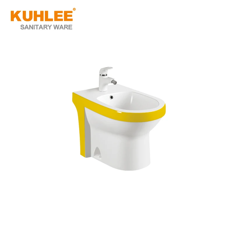 Top Selling Red Black Green Colored Ceramic Sanitary Wares Siphonic One Piece Toilet Sets Bathroom Suites