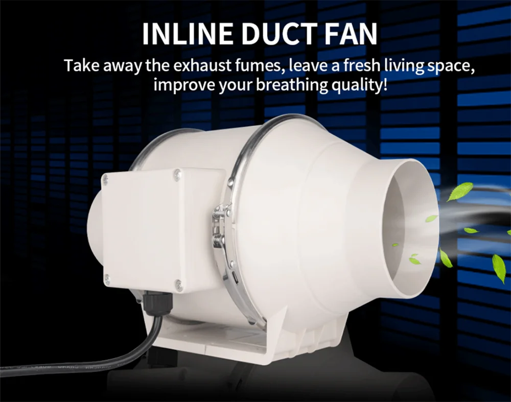 Inline Duct Fan, LONGWELL, 6'' - detail 2