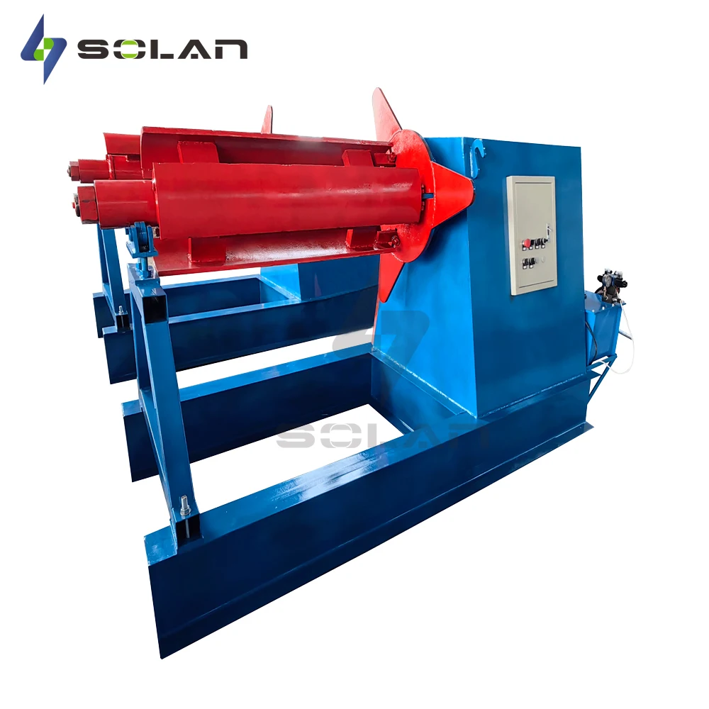 Factory Price Electrical Decoiler For Steel Coils Rolls Uncoiler With Power