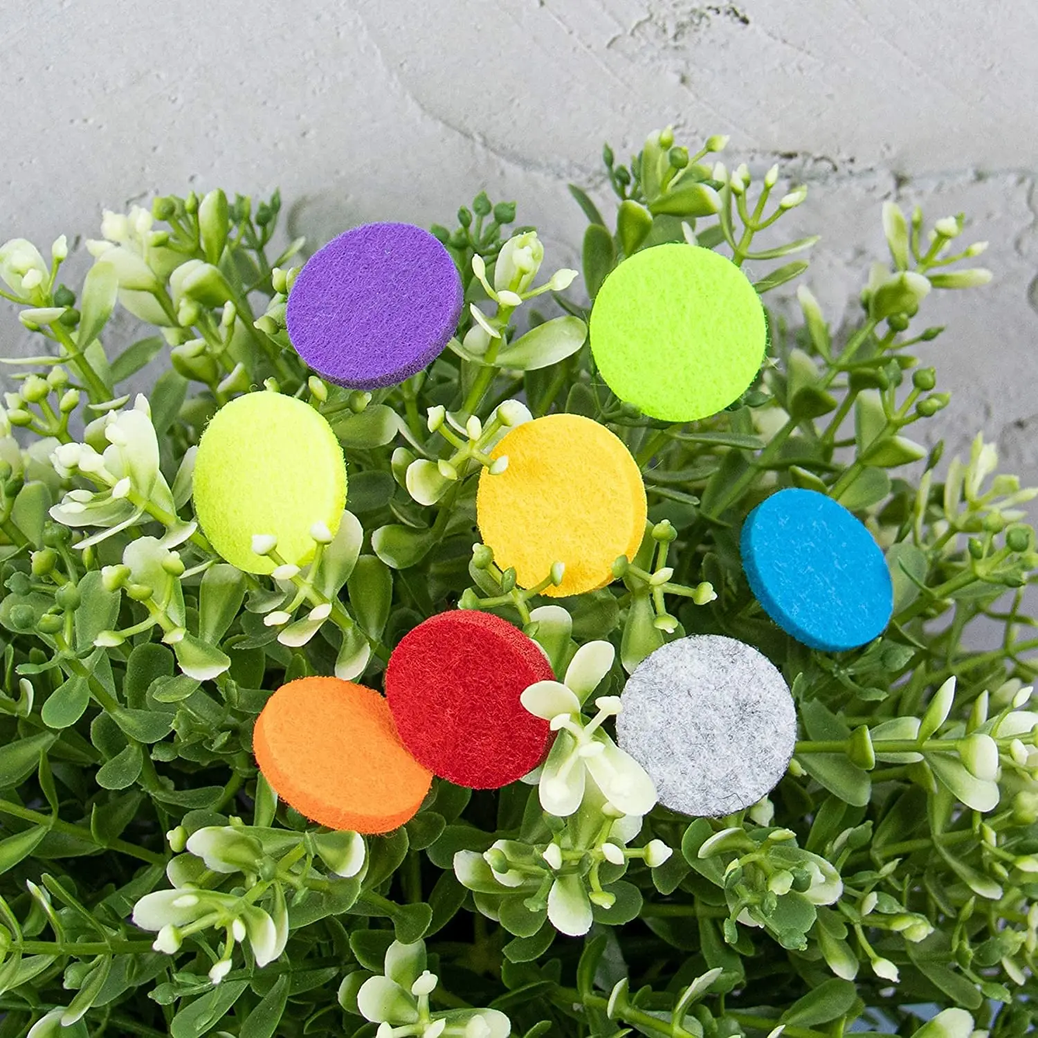 Felt Pads Round Perfume Oil Diffuser Locket Necklace Refill Pads for Bracelet Car Diffuser Vent Clip