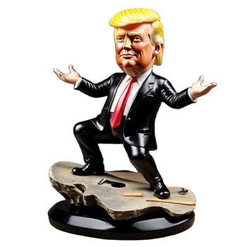 Custom Famous Figure the US Personalized President Creative Statues Figures Dashboard  Resin Sculptures Bobblehead