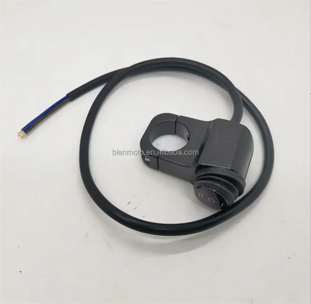 Черная кнопка включения/выключения фары на руль из алюминиевого сплава водонепроницаемый переключатель Аксессуары для