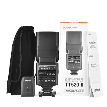 GODOX TT520II Tt520 Ii High Quality Professional Flash Light Photography Equipment Speedlite for Camera Accessories Camera Flash detail image