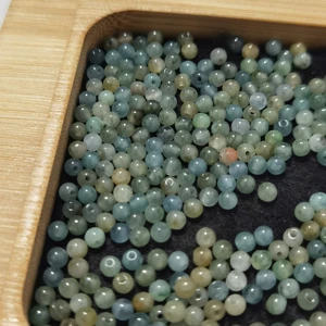 Wholesale High Quality Natural Green Burma Bead, Burmese Jade Beads for Jewelry Making 4mm 6mm 8mm